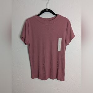 a new day Mauve Short Sleeve Tee